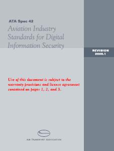 ATA Spec 42-2020 Aviation Industry Standards for Digital Informa